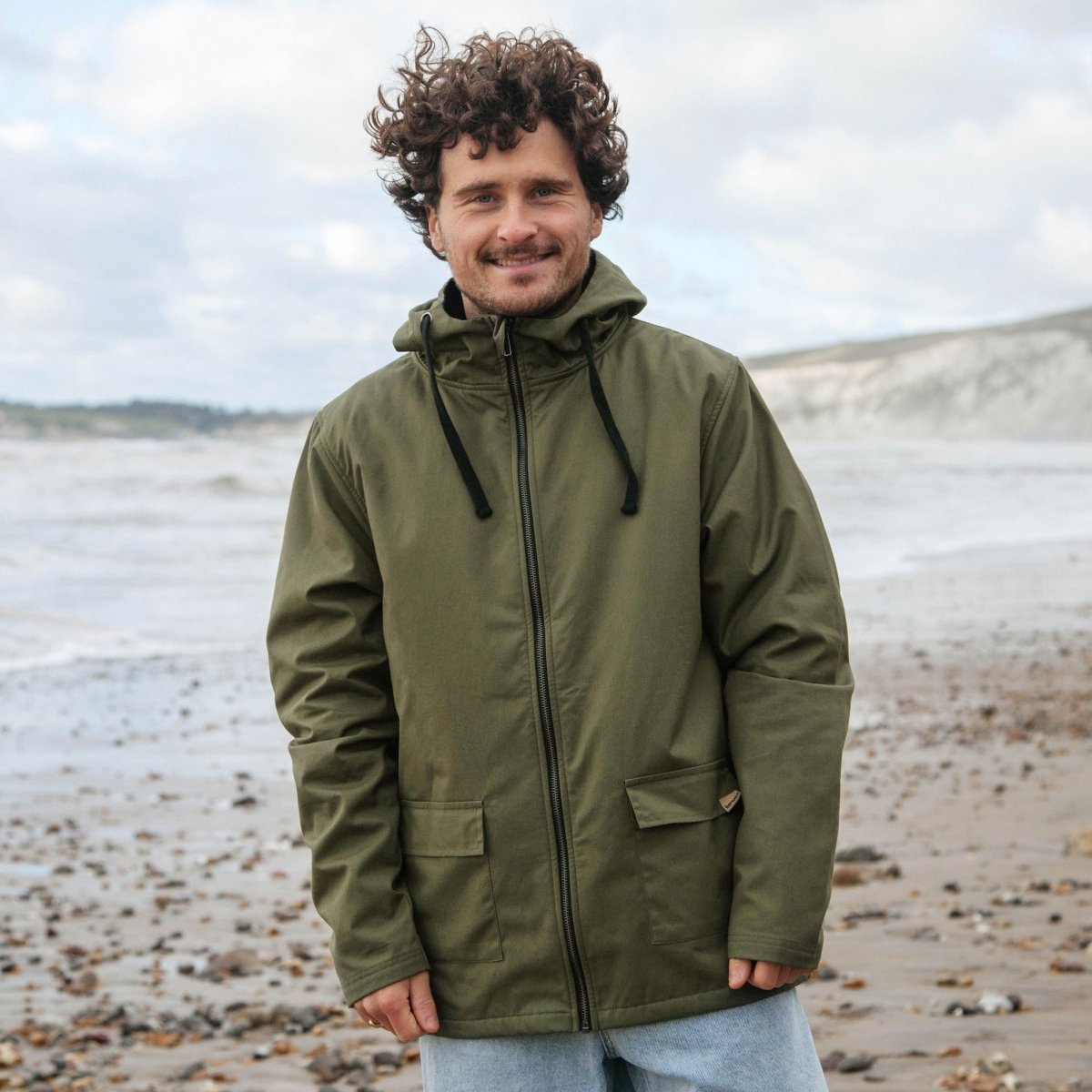 Men's Nautical Lined Raincoat    Colour  Rust