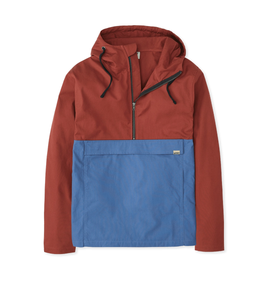 Men's Ebb Water-Repellent Smock   Rust & Solent