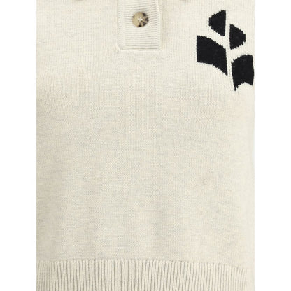 Marant Etoile White Cotton Sweatshirt