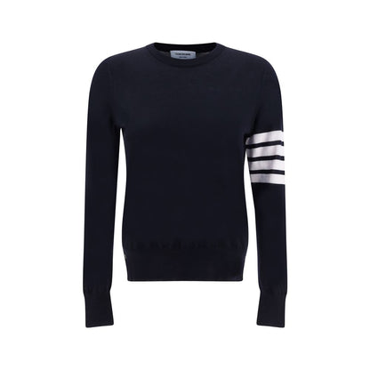 Thom Browne Blue Fleece Wool Sweatshirt