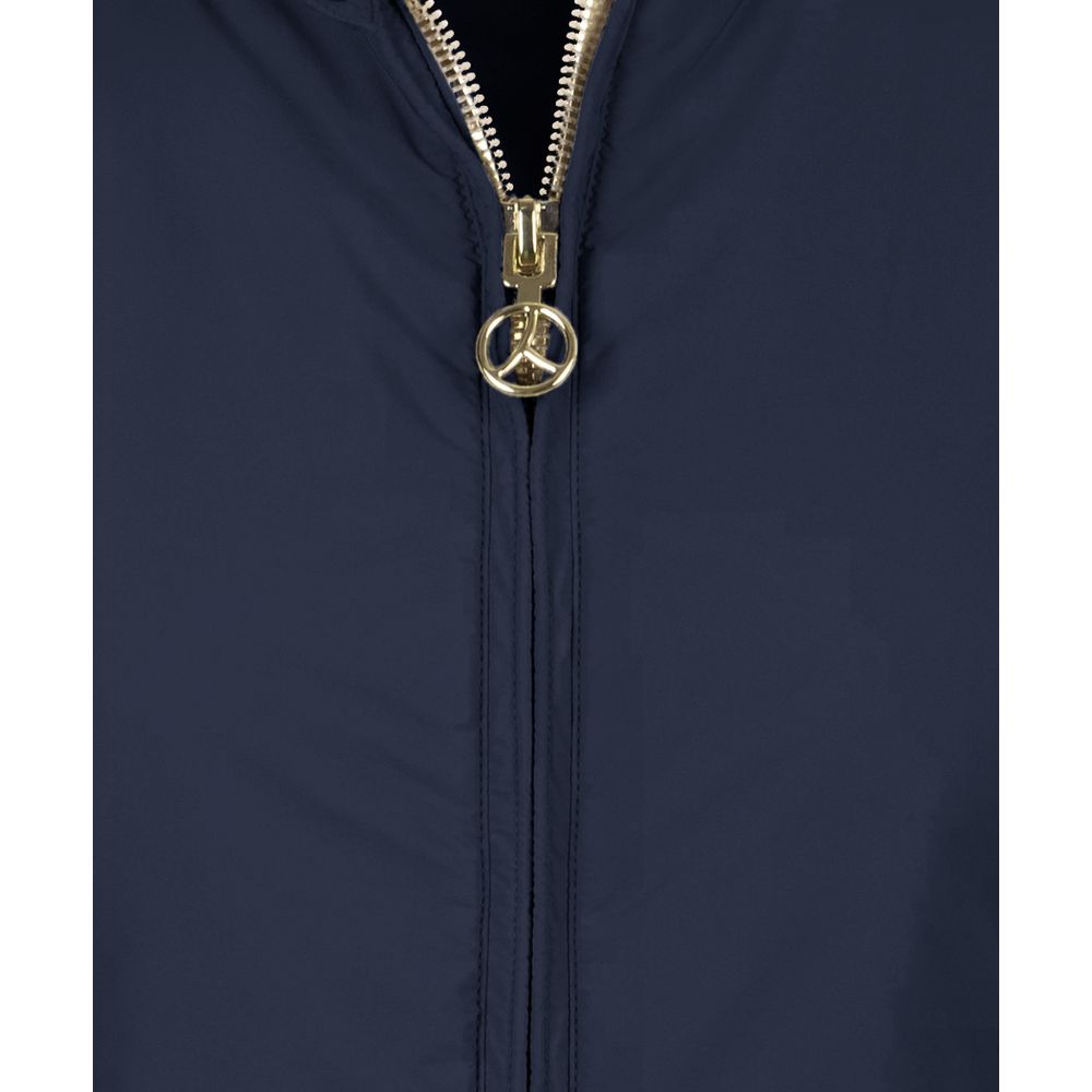 People Of Shibuya Blue Nylon Women Vest