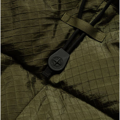 Stone Island Green Nylon Men Parka