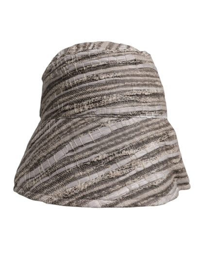 Dolce & Gabbana Multicolor Stripes Cotton Bucket Cap