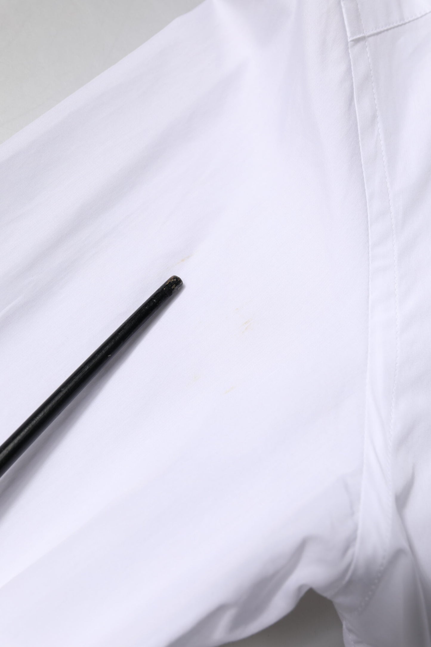 Dolce & Gabbana White GOLD Cotton Poplin Bib Formal Men Dress Shirt