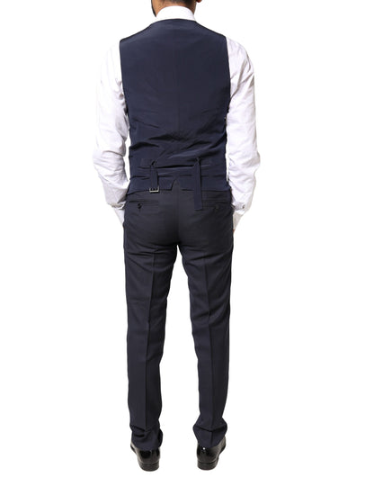 Dolce & Gabbana Black Fantasy MARTINI 3 Piece Formal Suit