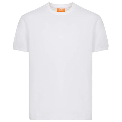 Suns White Cotton T-Shirt