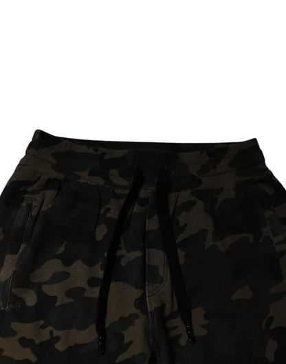 Dolce & Gabbana Multicolor Camouflage Jogger Sweatpants Pants