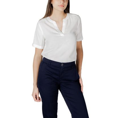 Street One White Viscose Blouse