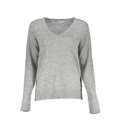 U.S. POLO ASSN. Silver Wool Women Sweater