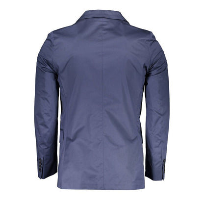 Gant Blue Cotton Men Jacket