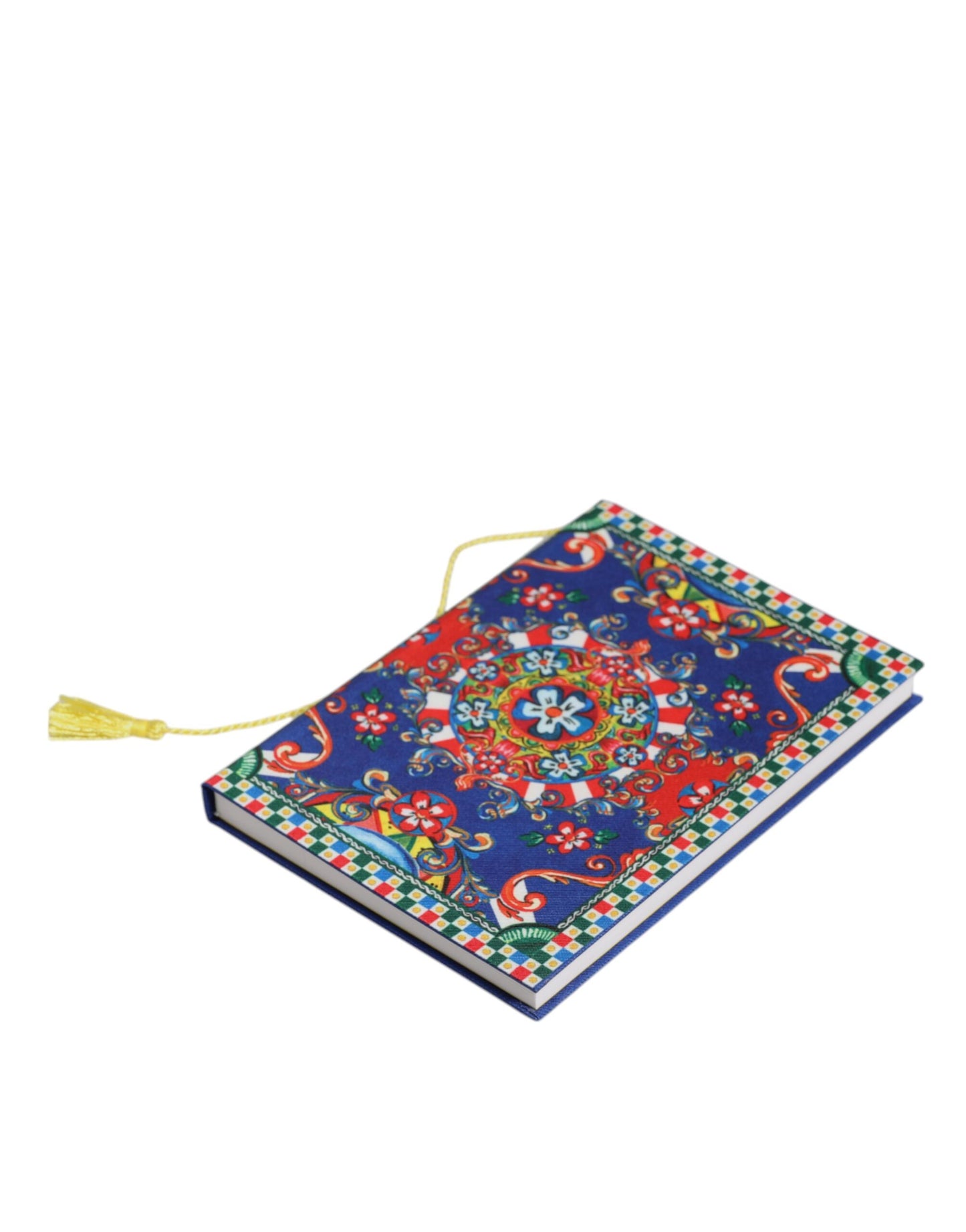 Dolce & Gabbana Multicolor Polyester Carretto Siciliano Print Notebook