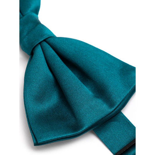 Dolce & Gabbana Green Silk Bowtie