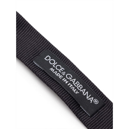 Dolce & Gabbana Black Silk Bowtie