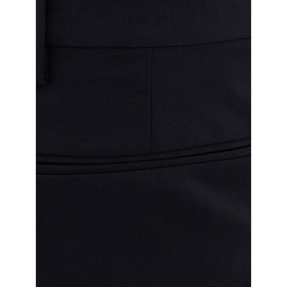 Valentino Black Wool Dress Pants