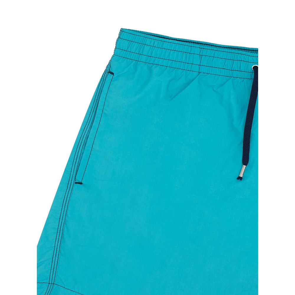 Malo Turquoise Polyester Swim Shorts