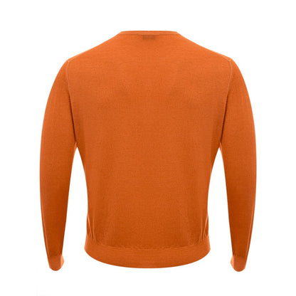Gran Sasso Orange Wool Sweatshirt