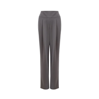 Lardini Gray Wool Casual Pants