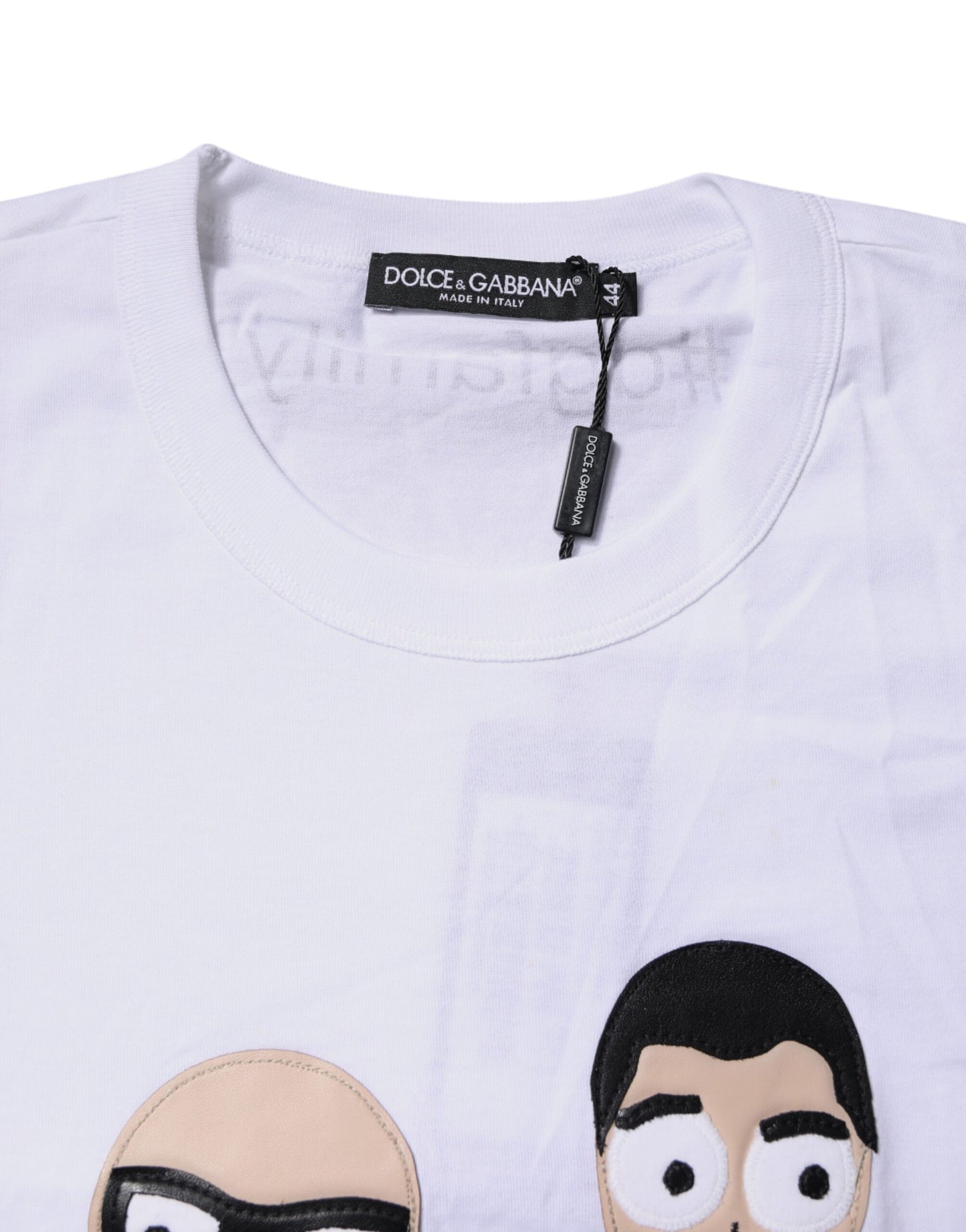 Dolce & Gabbana White #DGFamily Cotton Crew Neck T-shirt