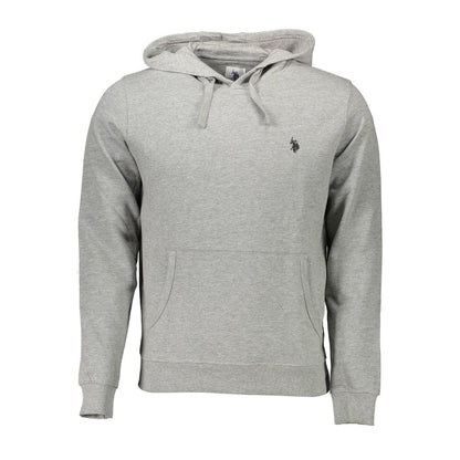 U.S. POLO ASSN. Gray Cotton Men Sweatshirt