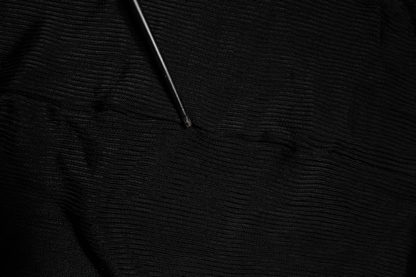 Dolce & Gabbana Black Knit Long Sleeves Turtleneck Slim Top