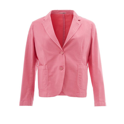 Lardini Elegant Pink Cotton Jacket for Her