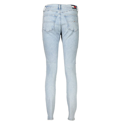 Tommy Hilfiger Blue Cotton Women's Skinny Jean