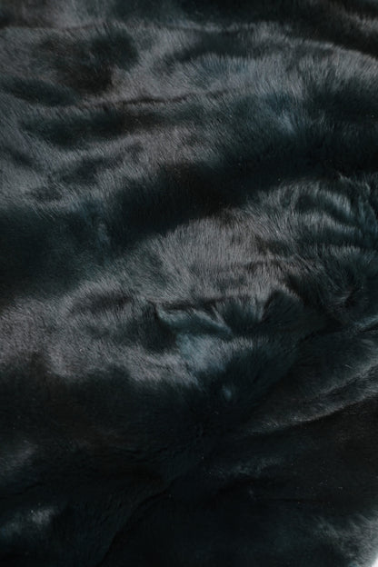 Dolce & Gabbana Black Weasel Fur Womens Beanie Hat