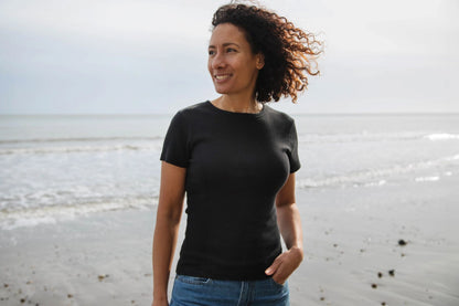 Women's Cotton Ribbed T-Shirt