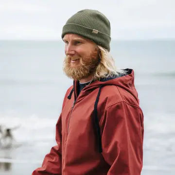 Men's Nautical Lined Raincoat    Colour  Rust