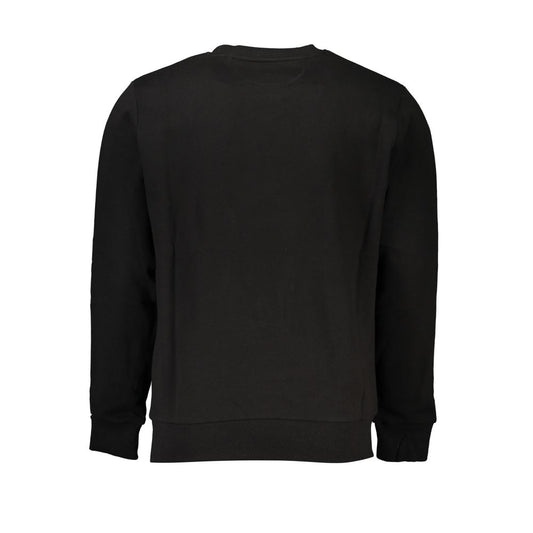 La Martina Black Cotton Men Sweater