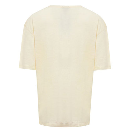 Corneliani Yellow Linen T-Shirt
