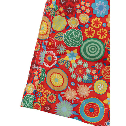 Isaia Red Polyester Swim Shorts