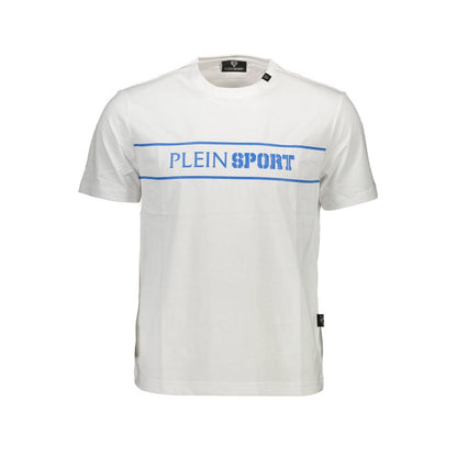 Plein Sport White Cotton T-Shirt