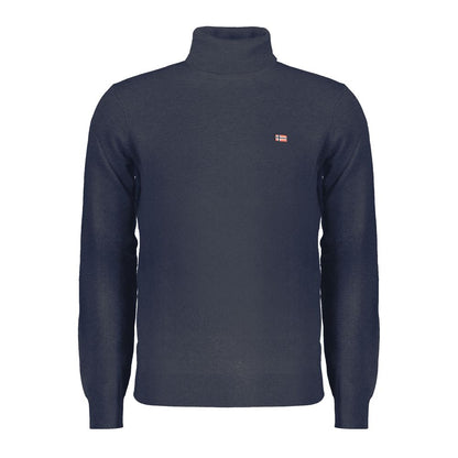 Norway 1963 Blue Wool Men Sweater