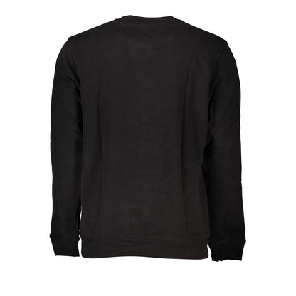 Tommy Hilfiger Black Cotton Men Sweater