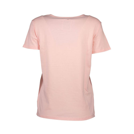 Silvian Heach Pink Cotton Women T-Shirt