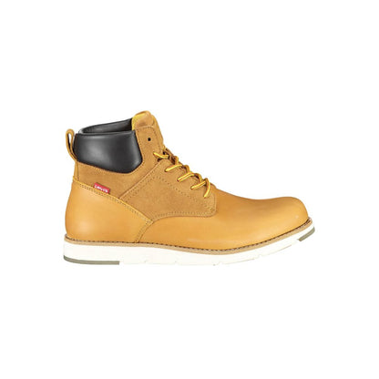 Levi's Beige Leather Men Boot