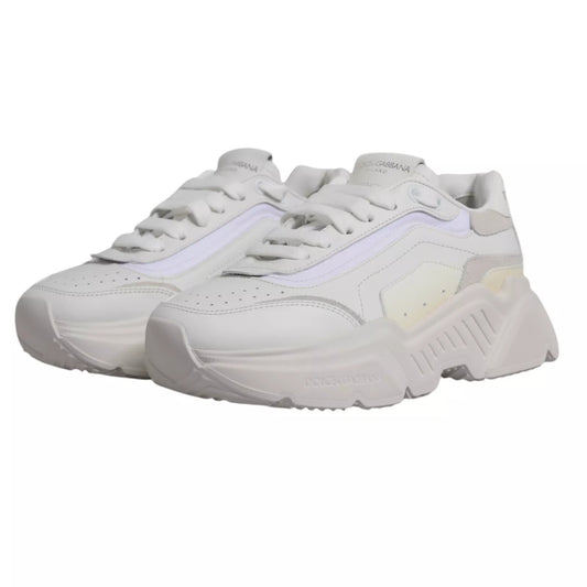 Dolce & Gabbana White Daymaster Low Top Mens Sneakers Shoes