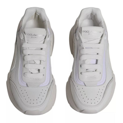 Dolce & Gabbana White Daymaster Low Top Mens Sneakers Shoes
