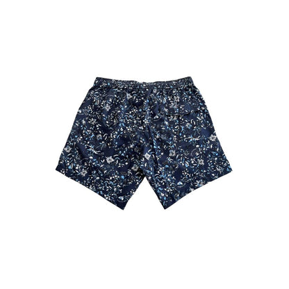 Trussardi Beachwear Blue Polyester Men Swim Shorts