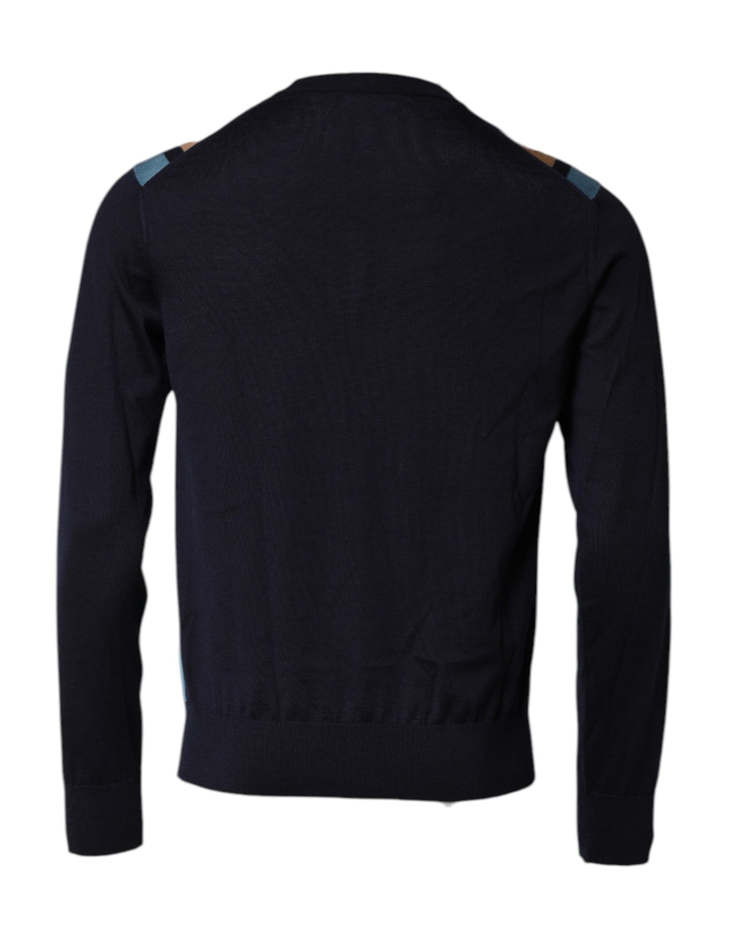 Dolce & Gabbana Multicolor Stripes Crew Neck Pullover Sweater