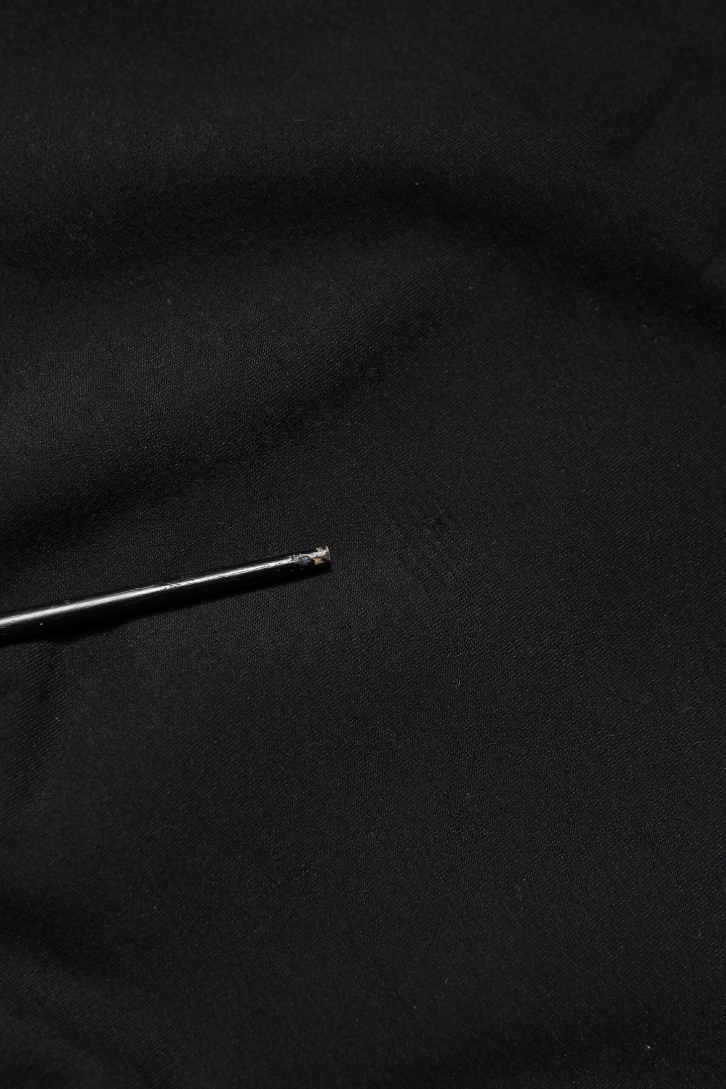 Dolce & Gabbana Black Embossed Logo Cotton Crew Neck Sweater