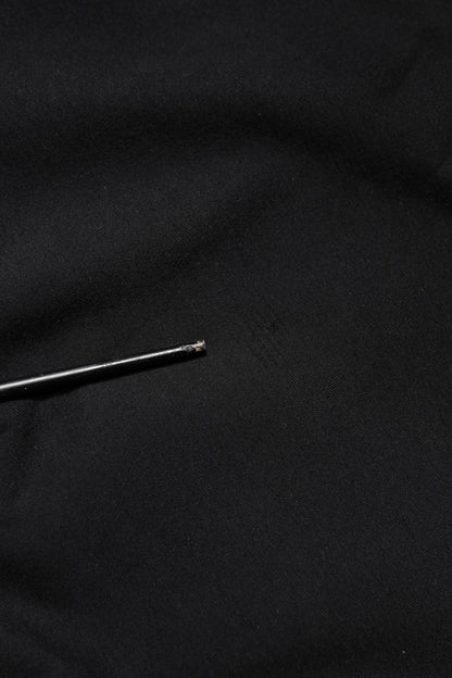 Dolce & Gabbana Black Embossed Logo Cotton Crew Neck Sweater