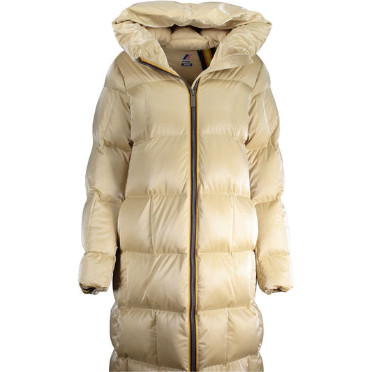 K-WAY Beige Polyester Women's Quilted Jacket
