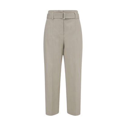 Brunello Cucinelli Cream Cotton Casual Pants