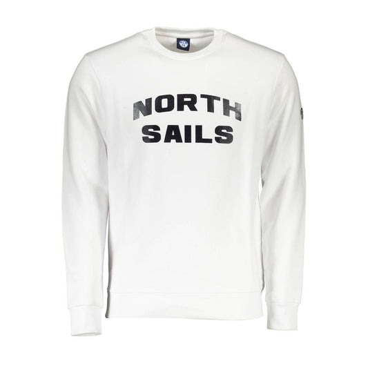 North Sails White Cotton Men's Sweater