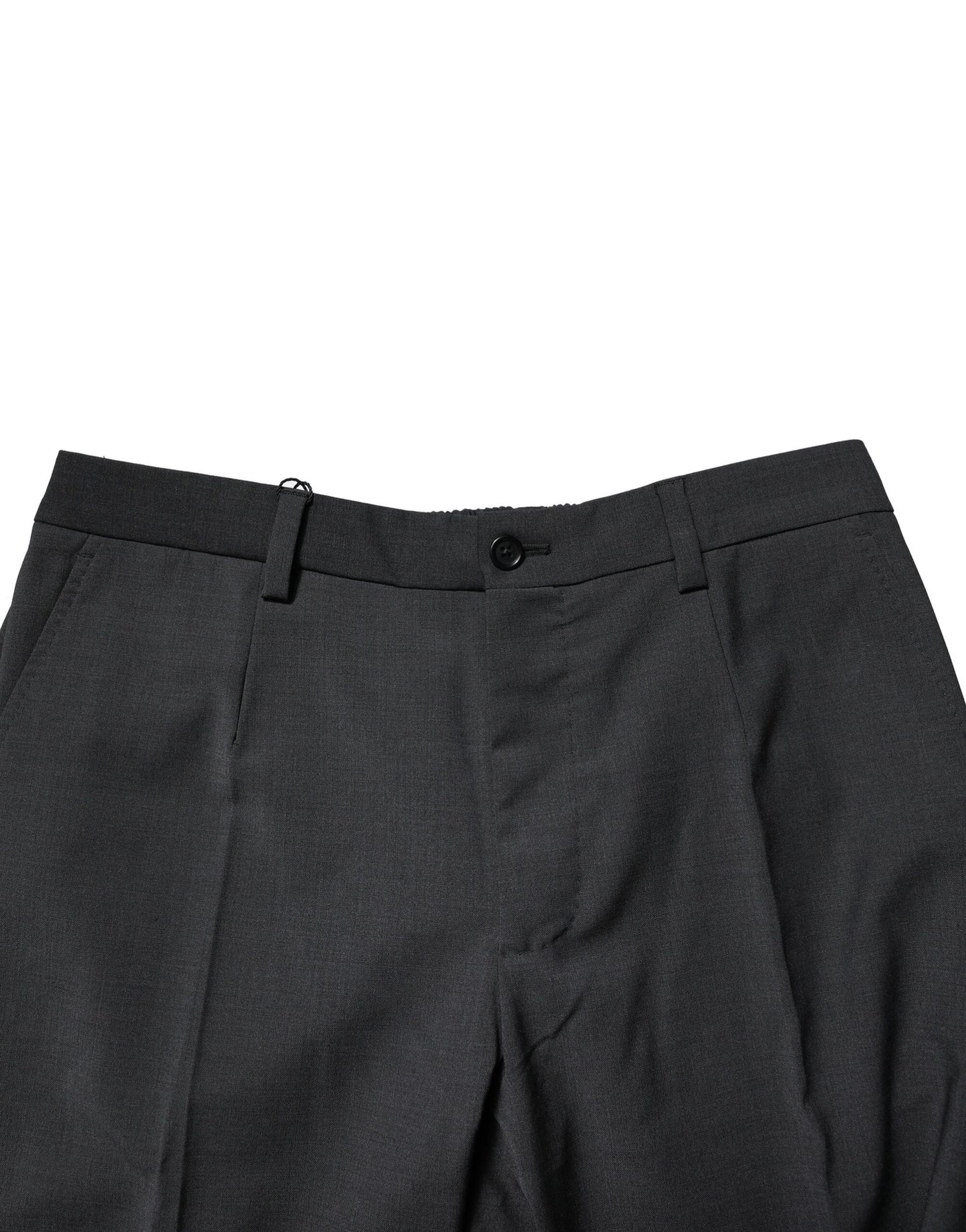 Dolce & Gabbana Black Wool Dress Slim Formal Pants