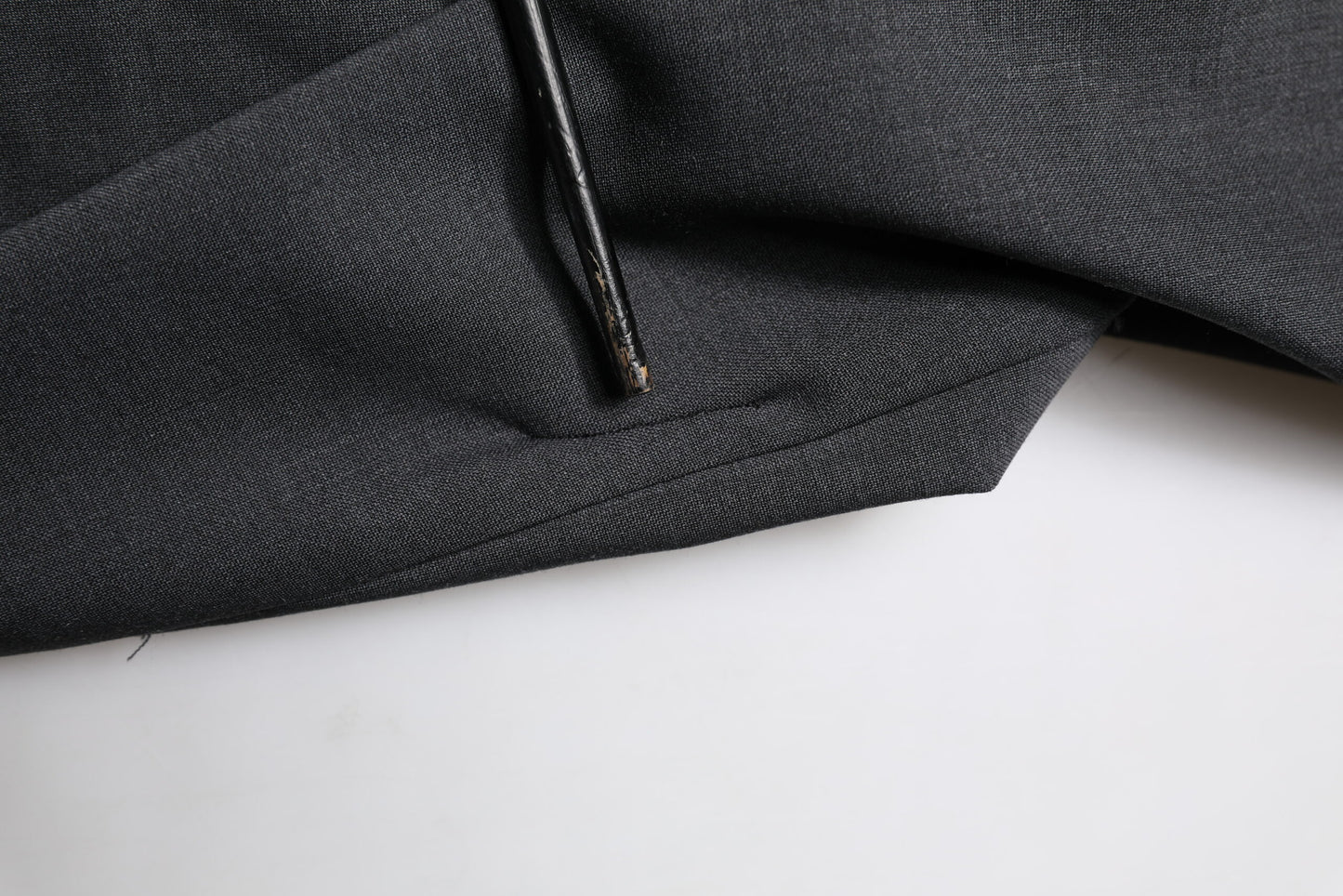 Dolce & Gabbana Black Wool Dress Slim Formal Pants