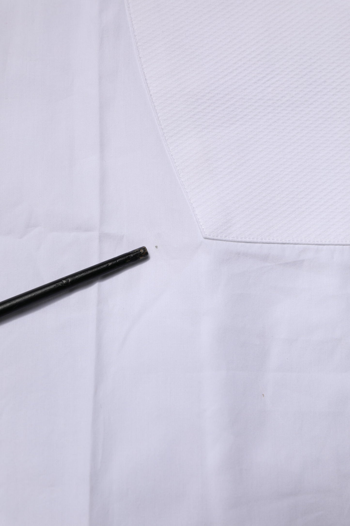 Dolce & Gabbana White Bib Cotton Poplin GOLD Formal Shirt