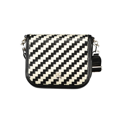 Tommy Hilfiger Black Polyurethane Women Handbag